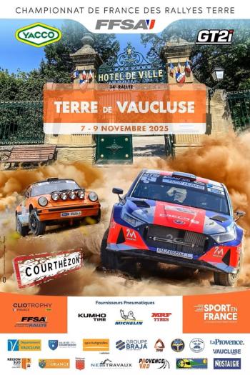 34me Rallye Terre de Vaucluse 2025