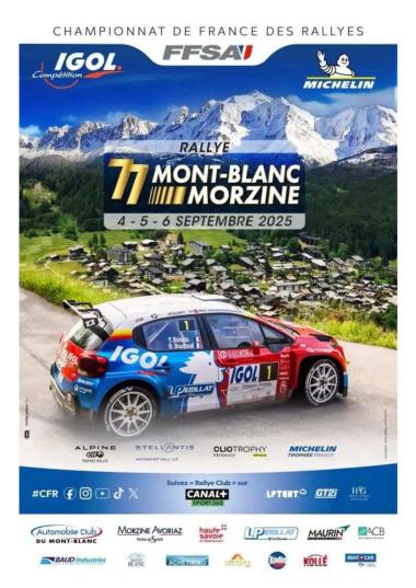 77eme RALLYE MONT-BLANC MORZINE 2025