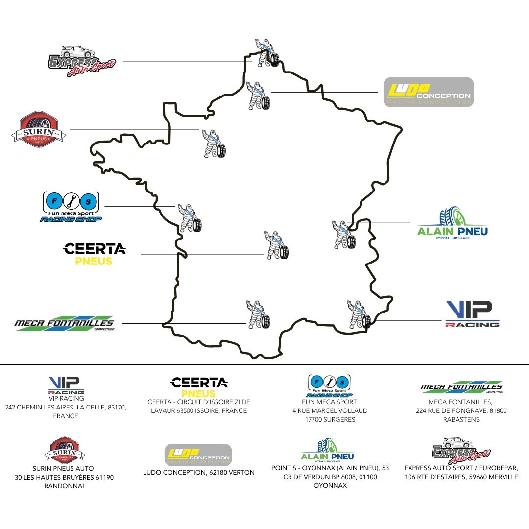 nos revendeurs CEERTA pneus